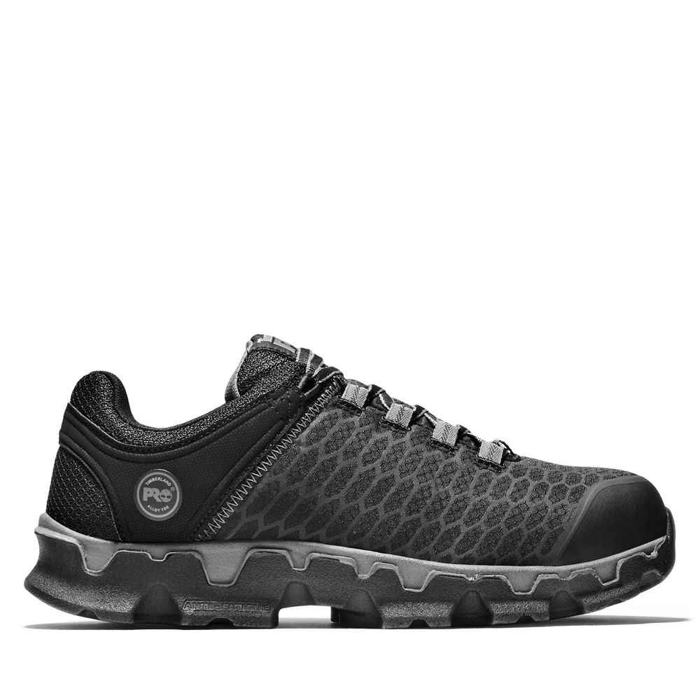 Zapatos de Trabajo Timberland Argentina Hombre - Pro® Powertrain Sport Alloy Toe Eh - Negras - XLRJW